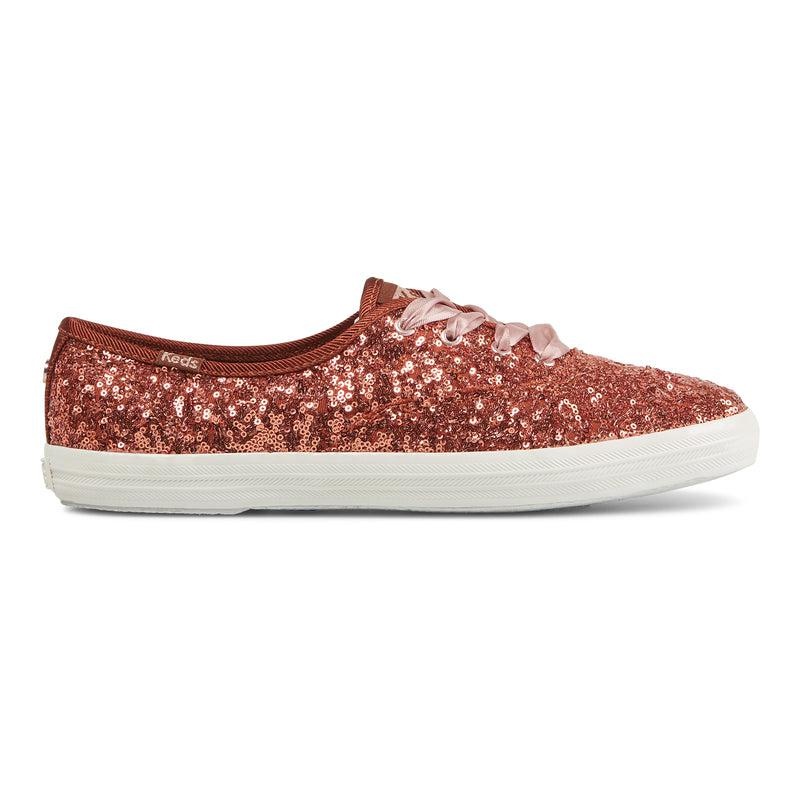 Keds Champion Sequins Cel Burnt Sienna Naisten Canvas Koralli | XRFH69031