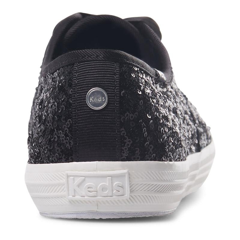 Keds Champion Sequins Cel Naisten Canvas Mustat | VZXS01394