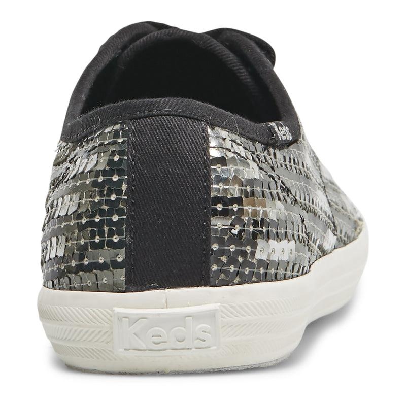 Keds Champion Sequins Cel Naisten Canvas Black/Silver | TMCO80456