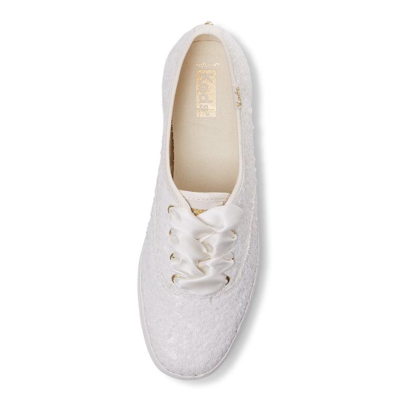 Keds Champion Sequins Cel Off Naisten Canvas Valkoinen | NADG92875