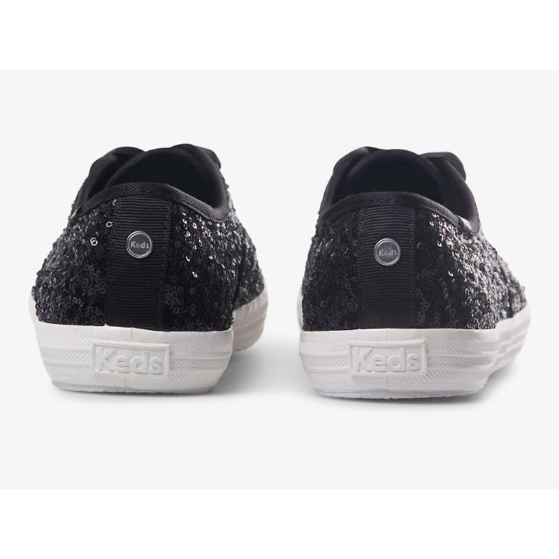 Keds Champion Sequins Celebration Naisten Lace Ups Mustat | IWCK72481