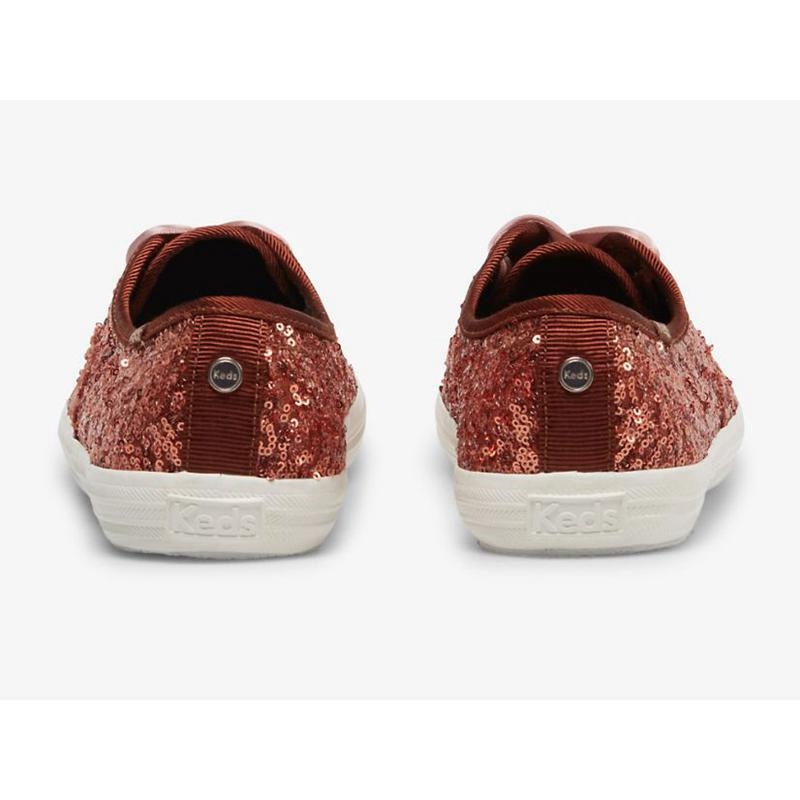 Keds Champion Sequins Celebration Naisten Lace Ups Koralli | GMNB78692