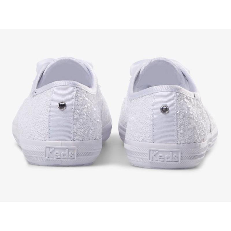 Keds Champion Sequins Naisten Lace Ups Valkoinen | JPFX50192