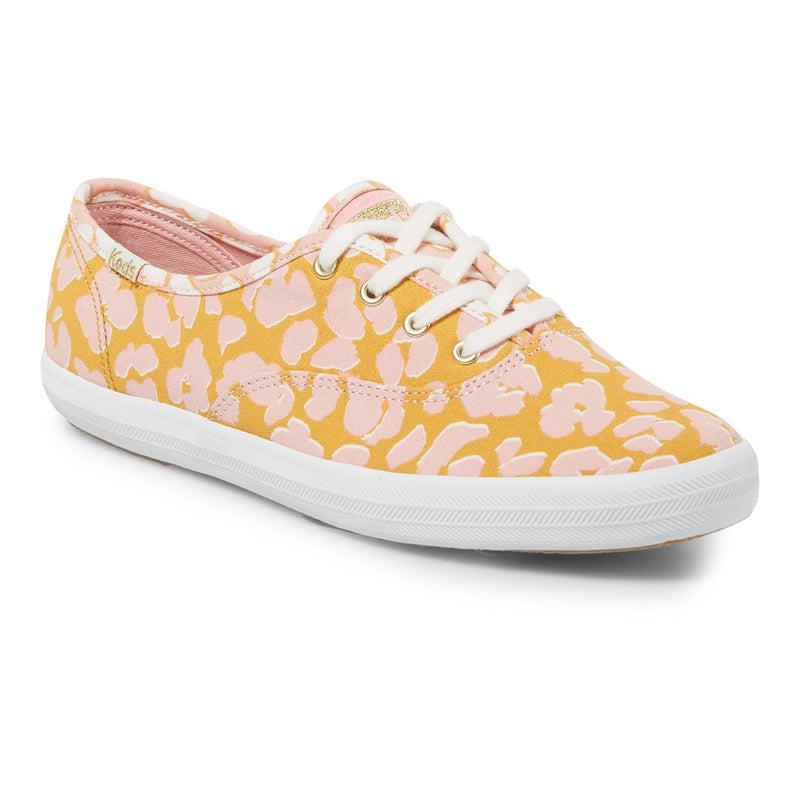 Keds Champion Spot Print Canvas Naisten Prints Yellow/Pink | YVWD05432