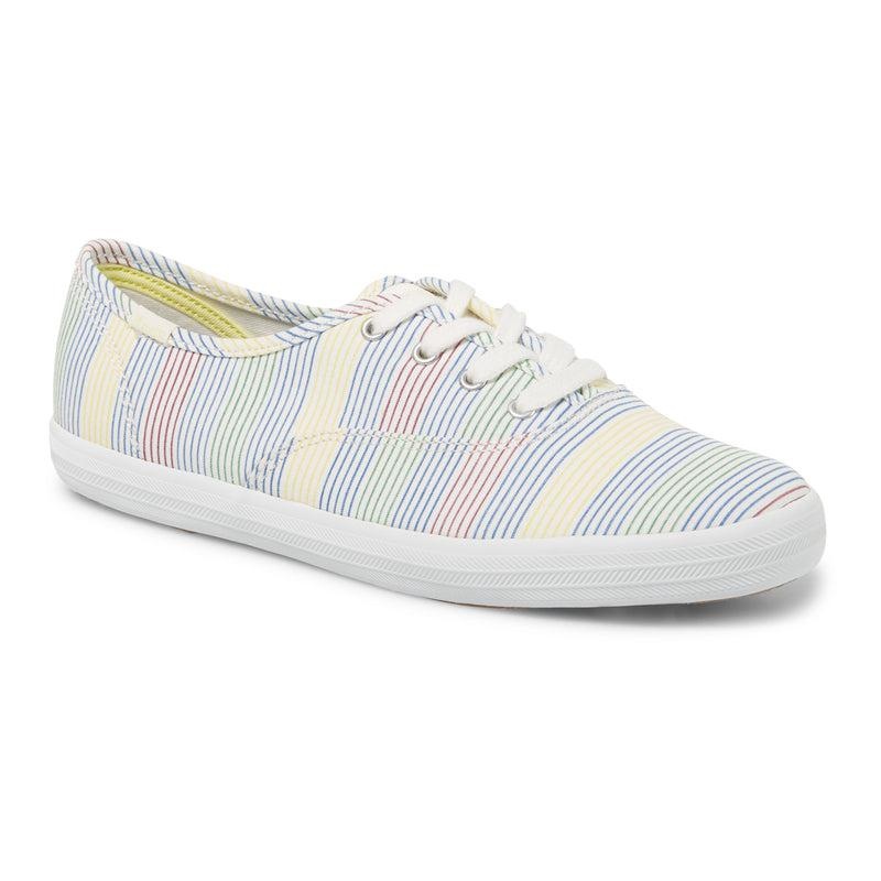 Keds Champion Surf Stripe Canvas Naisten Canvas White/Multicolor | EJLH56784