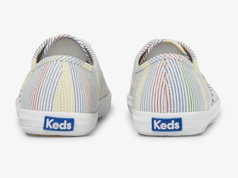 Keds Champion Surf Stripe Canvas Naisten Canvas White/Multicolor | EJLH56784