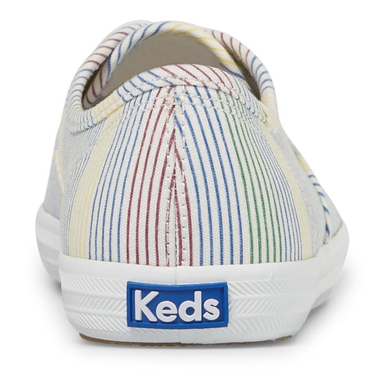 Keds Champion Surf Stripe Canvas Naisten Canvas White/Multicolor | EJLH56784