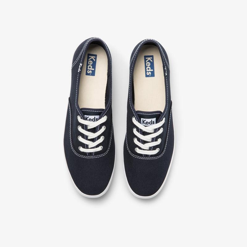 Keds Champion Washable Organic Canvas Naisten Canvas Laivastonsininen | TORC53492