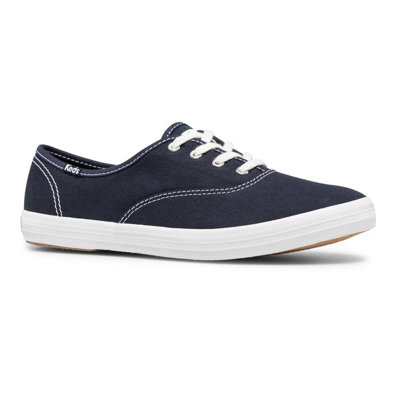 Keds Champion Washable Organic Canvas Naisten Canvas Laivastonsininen | TORC53492