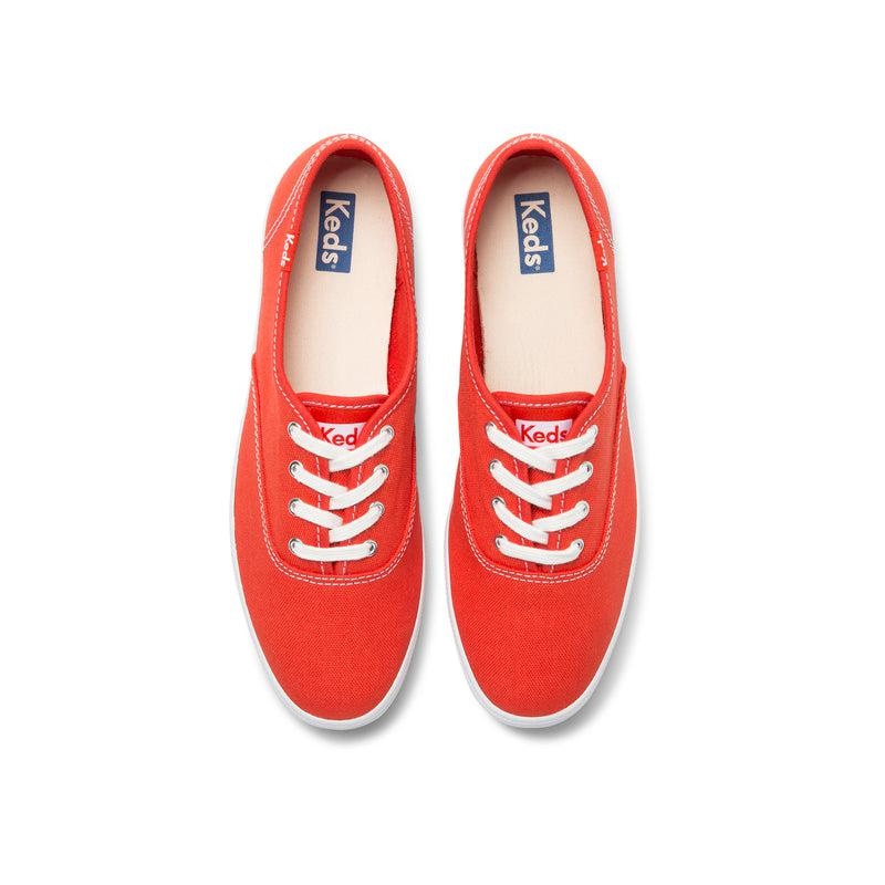 Keds Champion Washable Organic Canvas Naisten Canvas Punainen | FTNU38657