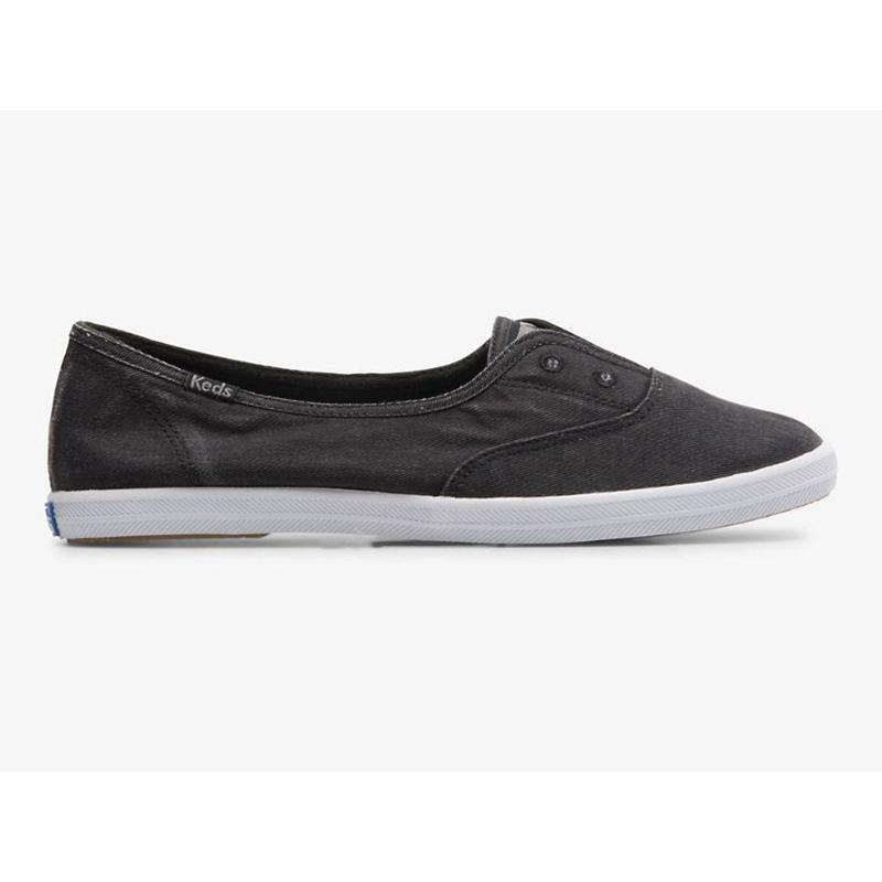 Keds Chillax Mini Twill Naisten Mokkasiinit Mustat | XGUF68794