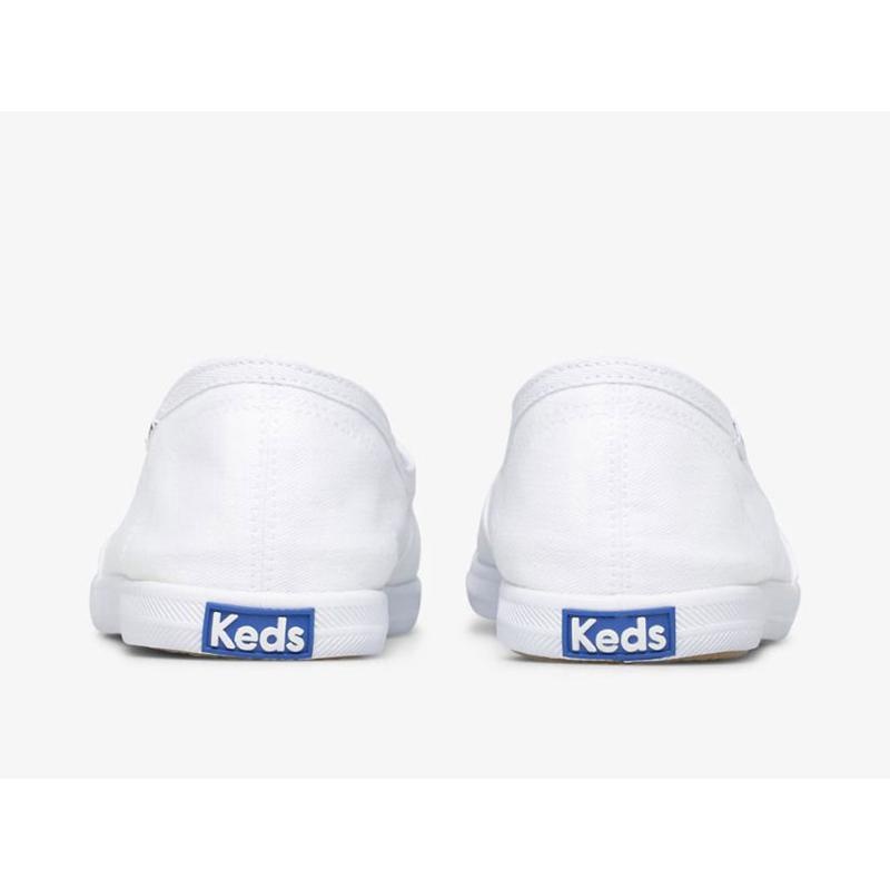 Keds Chillax Mini Twill Naisten Mokkasiinit Valkoinen | VSCT38479