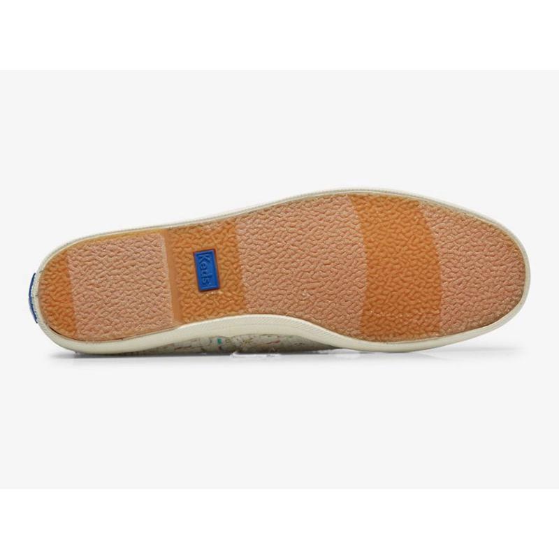 Keds Chillax Tekstiili Natural Weave Naisten Mokkasiinit Valkoinen Monivärinen | IYND85634