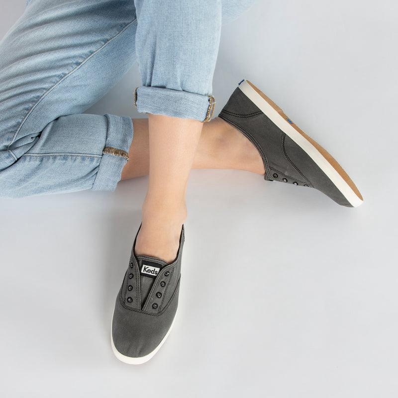 Keds Chillax Twill Washable Canvas Naisten Canvas Harmaat | XTBF26409