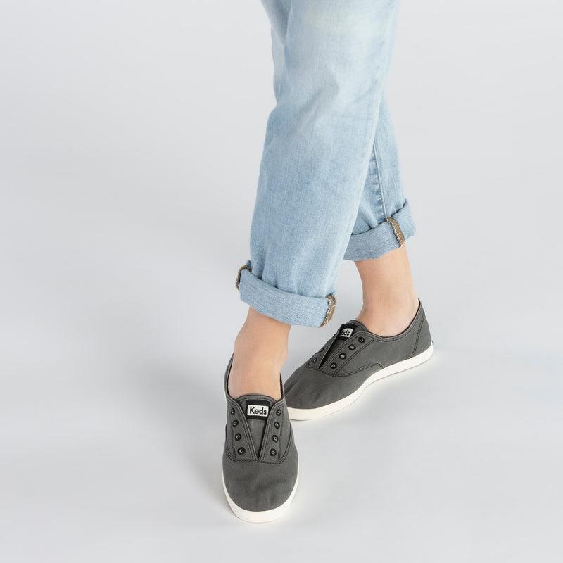 Keds Chillax Twill Washable Canvas Naisten Canvas Harmaat | XTBF26409