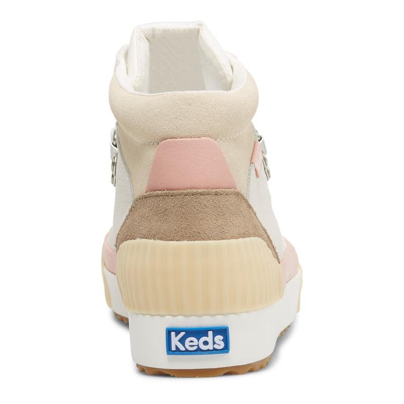 Keds Demi Trx Mid Nahkaiset Snow Naisten Leather Sneakers White/Blush | LTSK28910