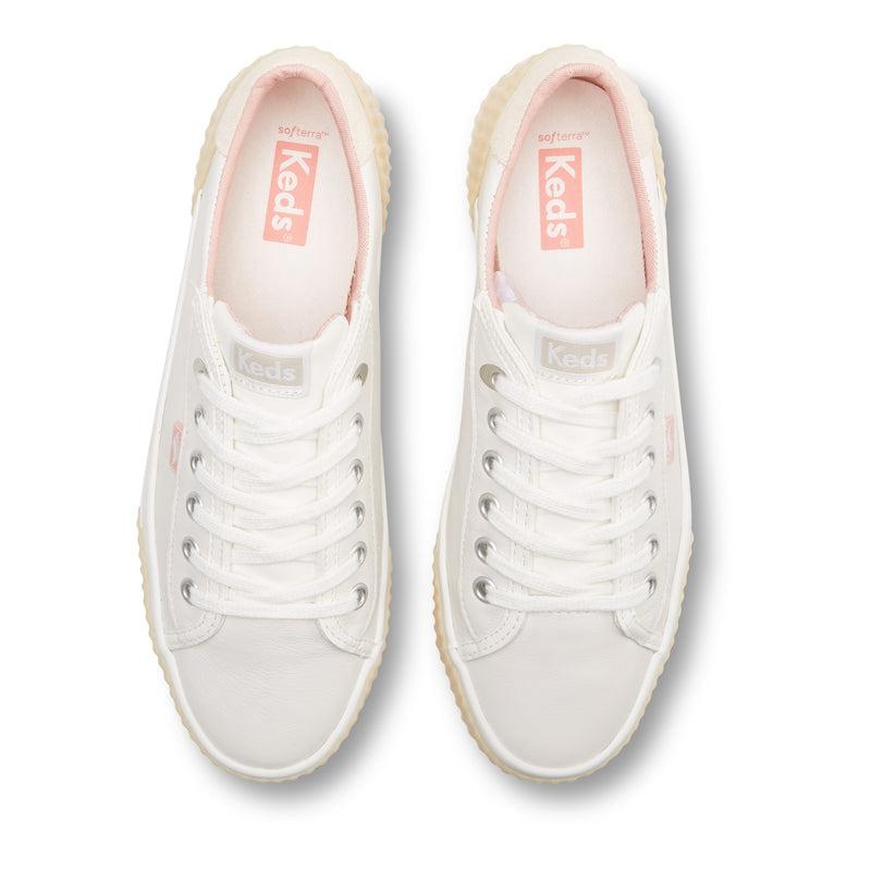 Keds Demi Trx Nahkaiset Cream Naisten Leather Sneakers Whitesmoke | RUNA81520