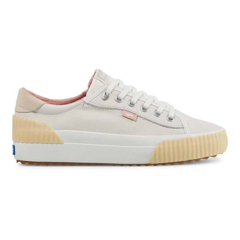 Keds Demi Trx Nahkaiset Cream Naisten Leather Sneakers Whitesmoke | RUNA81520