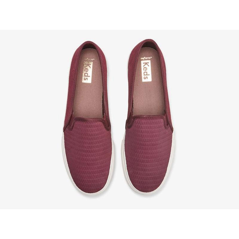 Keds Double Decker Emboss Mokka Naisten Mokkasiinit Violetit | VUEK92513