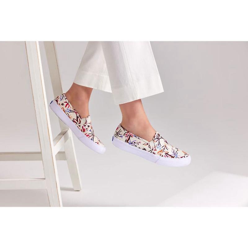 Keds Double Decker Island Print Naisten Mokkasiinit Pinkki | LBCV36095