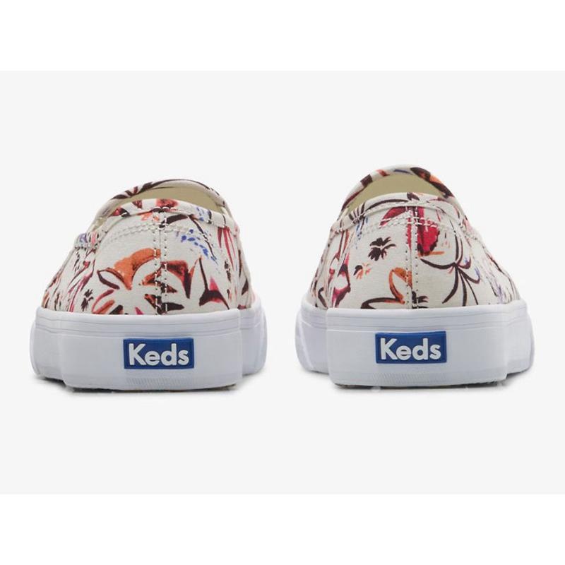 Keds Double Decker Island Print Naisten Mokkasiinit Pinkki | LBCV36095