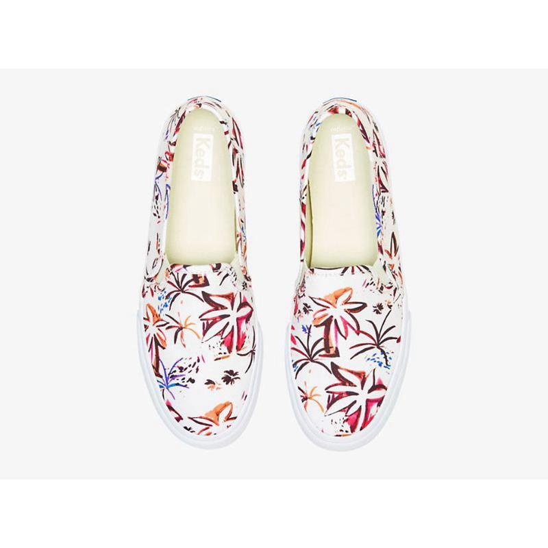 Keds Double Decker Island Print Naisten Mokkasiinit Pinkki | LBCV36095