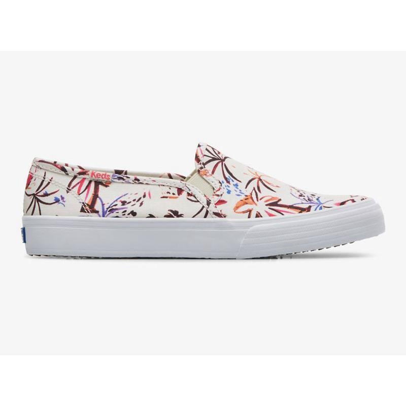 Keds Double Decker Island Print Naisten Mokkasiinit Pinkki | LBCV36095