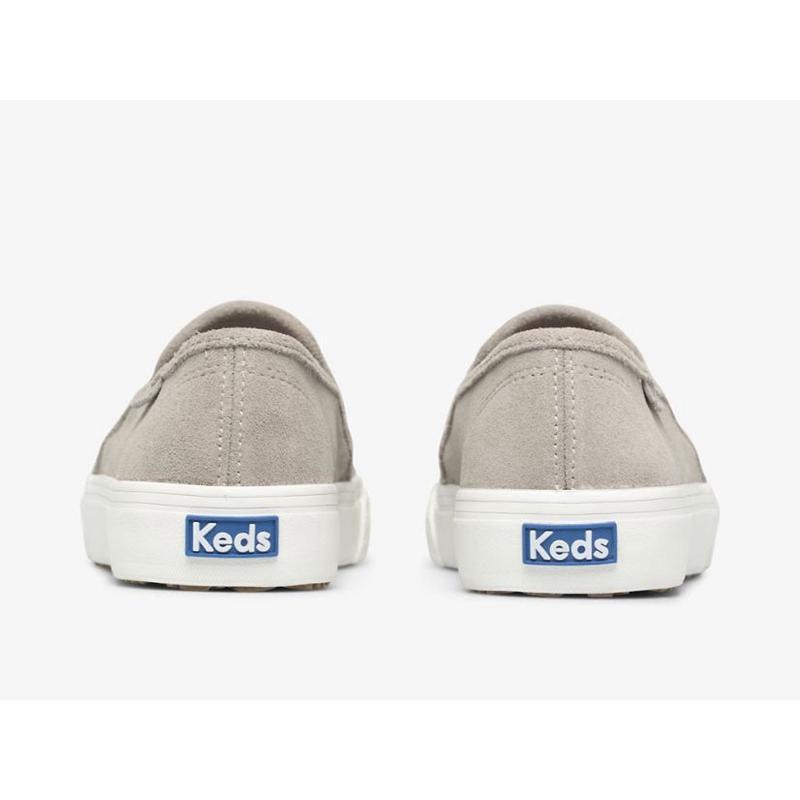 Keds Double Decker Perf Mokka Naisten Mokkasiinit Harmaat | MWJI52634