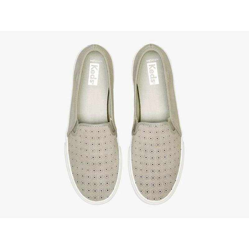 Keds Double Decker Perf Mokka Naisten Mokkasiinit Harmaat | FMXK98670