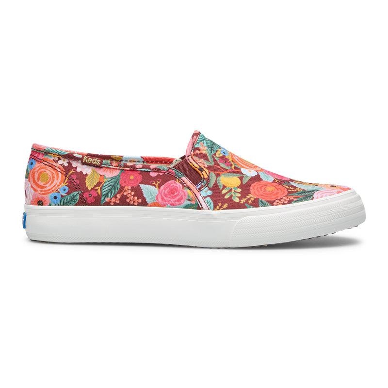 Keds Double Decker Rifle Paper Co. Garden Party Naisten Prints Burgandy | MPIY41702