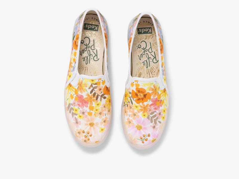 Keds Double Decker Rifle Paper Co Marguerite Naisten Prints Pinkki | XEKN60315