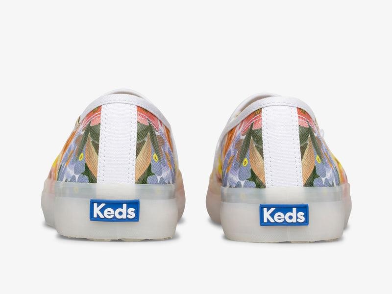 Keds Double Decker Rifle Paper Co Marguerite Naisten Prints Pinkki | XEKN60315