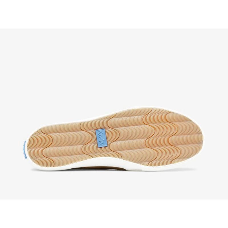 Keds Double Decker Slip On Naisten Leather Sneakers Ruskea | ETZF57960