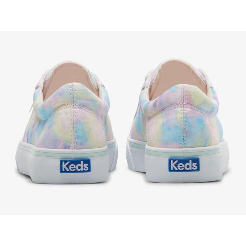 Keds Jump Kick Canvas Abstract Floral Print Naisten Lace Ups Pinkki | GFZP01496