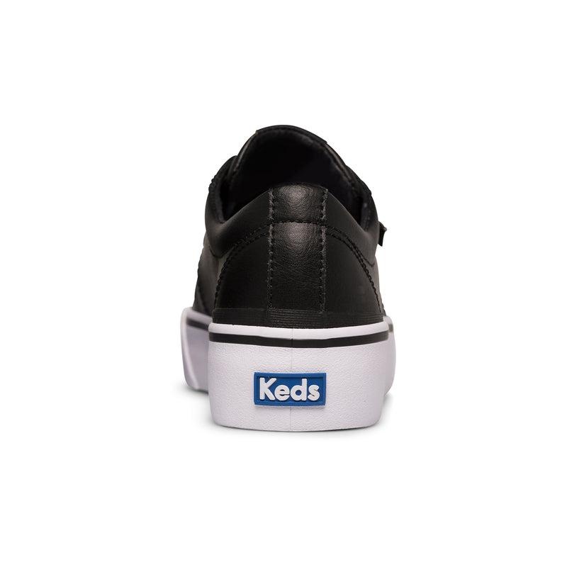 Keds Jump Kick Duo Nahkaiset Naisten Leather Sneakers Mustat | RLEZ08796