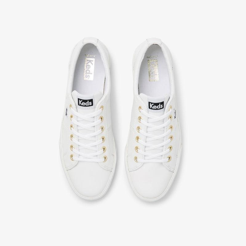 Keds Jump Kick Duo Nahkaiset Naisten Leather Sneakers Valkoinen | JGWM19348