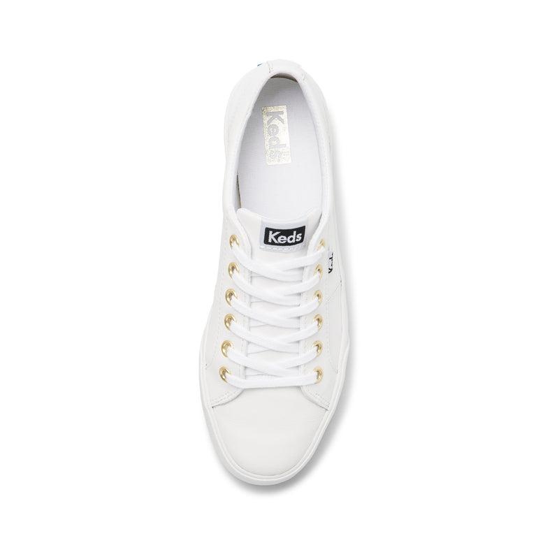 Keds Jump Kick Duo Nahkaiset Naisten Leather Sneakers Valkoinen | JGWM19348