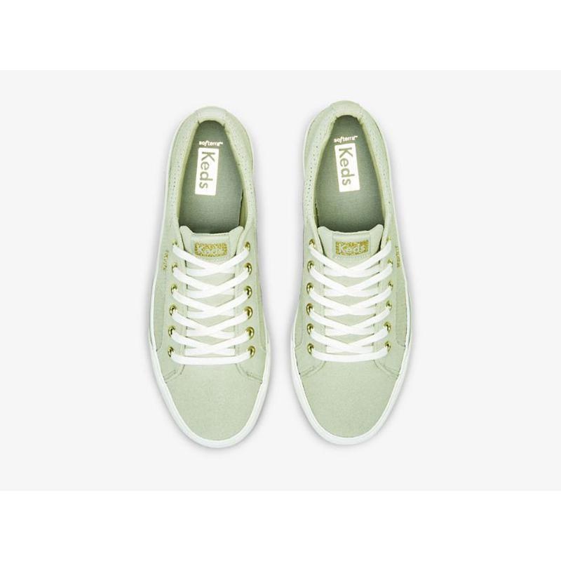 Keds Jump Kick Duo Perf Mokka Naisten Lace Ups Harmaat | AWIH07345