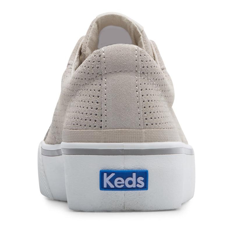 Keds Jump Kick Duo Perf Mokka Naisten Leather Sneakers Harmaat | PMAG40697