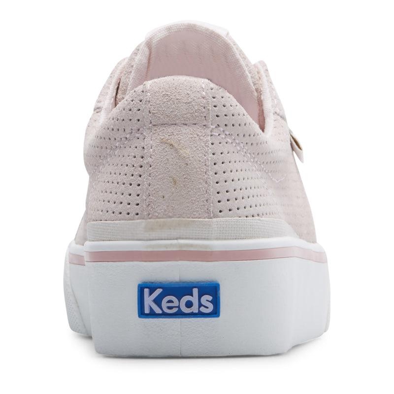 Keds Jump Kick Duo Perf Mokka Naisten Leather Sneakers Vaaleanpinkki | XIFJ89546