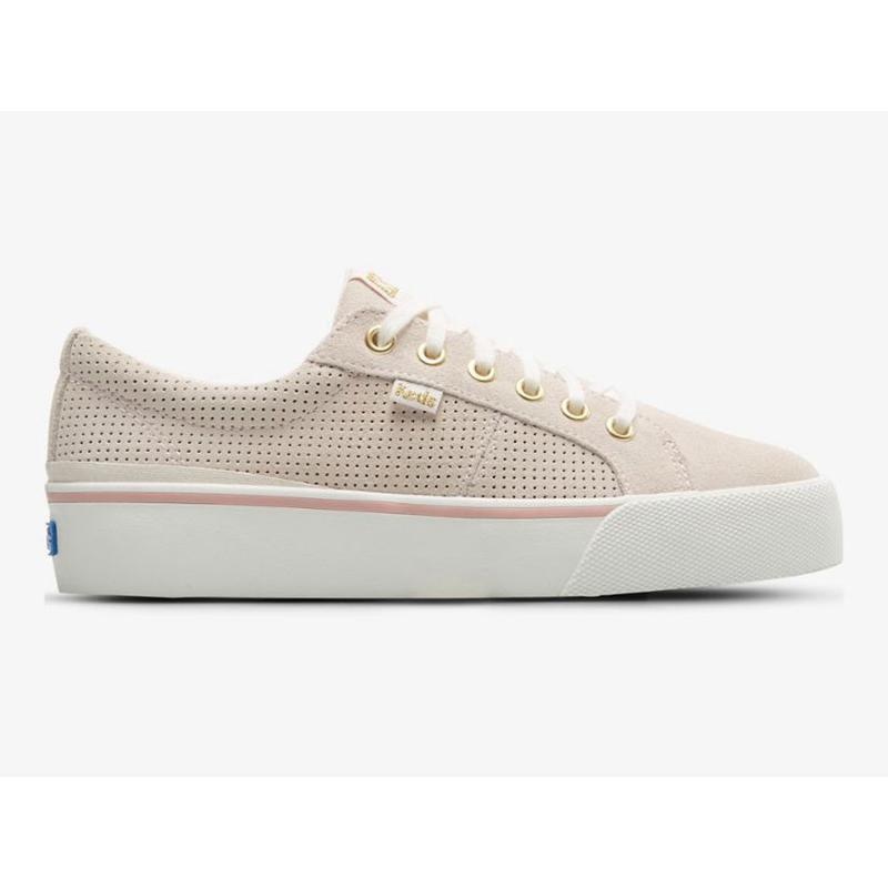 Keds Jump Kick Duo Perf Mokka Naisten Platform Sneakers Vaaleanpinkki | HZNC71836