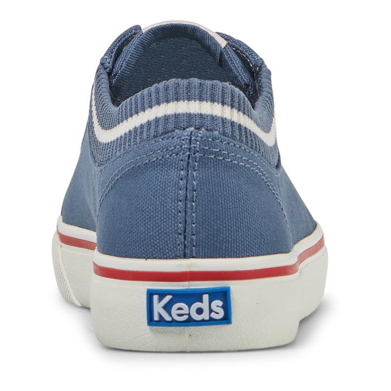 Keds Jump Kick Knit Collar Canvas Naisten Canvas Navy/White | HUWD41726