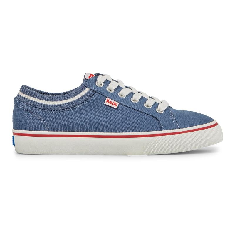 Keds Jump Kick Knit Collar Canvas Naisten Canvas Navy/White | HUWD41726