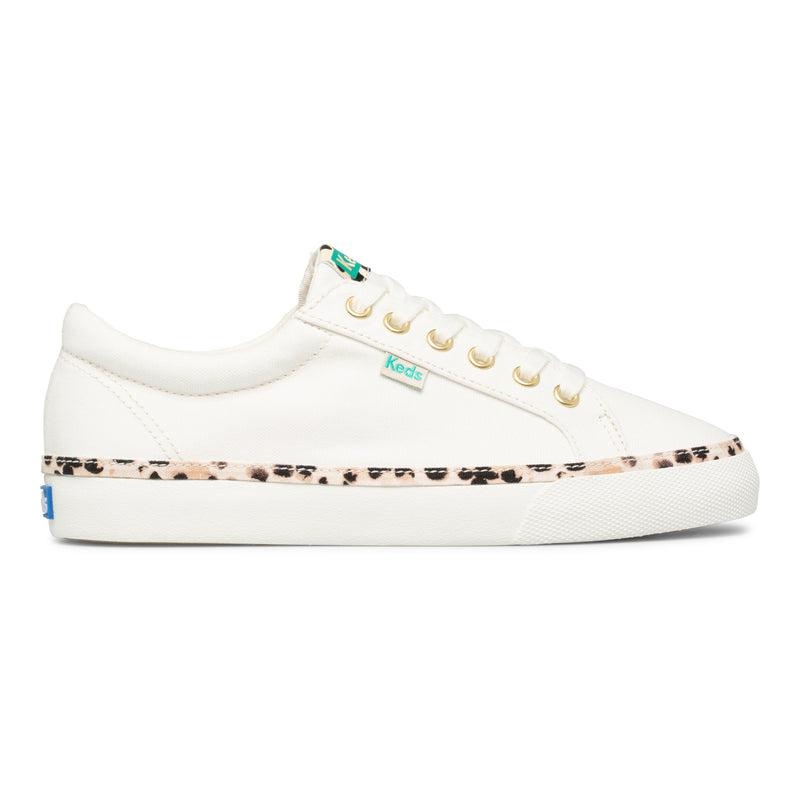 Keds Jump Kick Leopard Canvas Cream Naisten Canvas Leopardi | SGZA61742