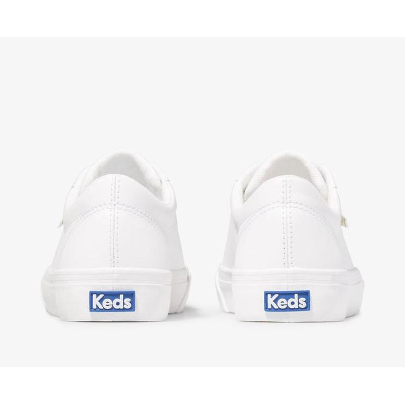 Keds Jump Kick Nahkaiset Naisten Lace Ups Valkoinen Kultaiset | OKGE24709