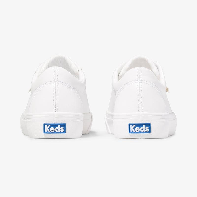 Keds Jump Kick Nahkaiset Naisten Leather Sneakers White/Gold | NOPX76354