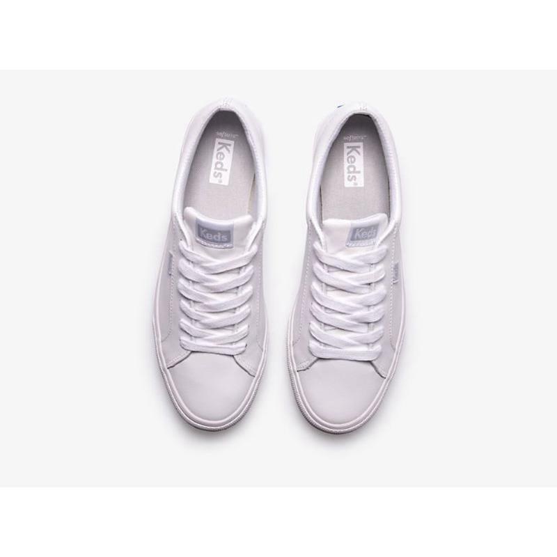 Keds Jump Kick Naisten Leather Sneakers Valkoinen Valkoinen | EWPK50271