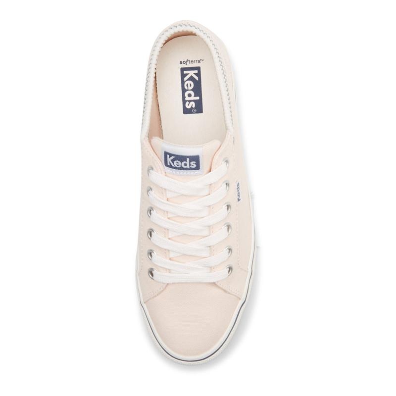 Keds Jump Kick Rib Knit Collar Canvas Naisten Canvas Vaaleanpinkki | WPOK64321