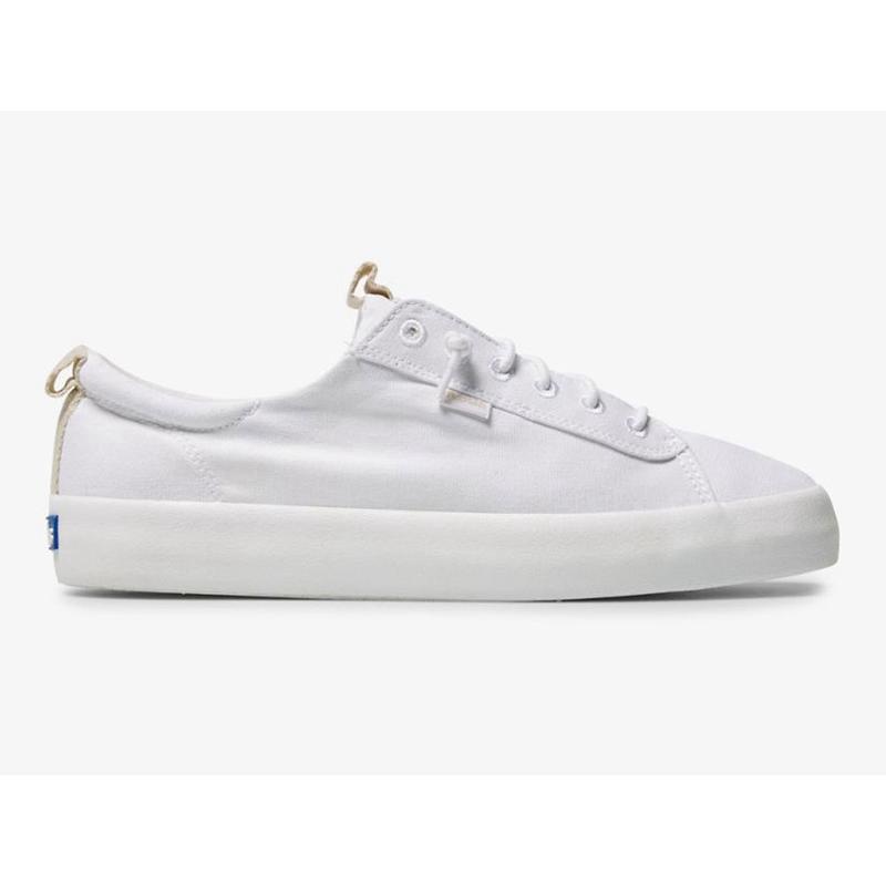 Keds Kickback Canvas Naisten Mokkasiinit Valkoinen | PLYG91302