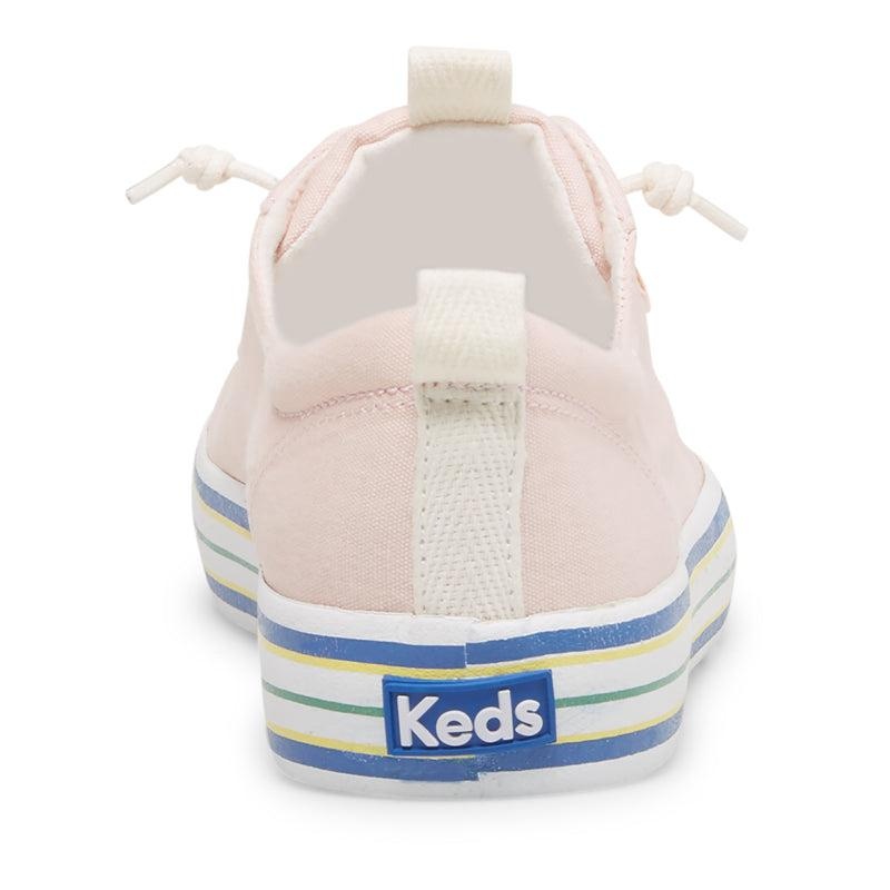 Keds Kickback Canvas Stripe Foxing Naisten Canvas Pinkki | ITUX89105